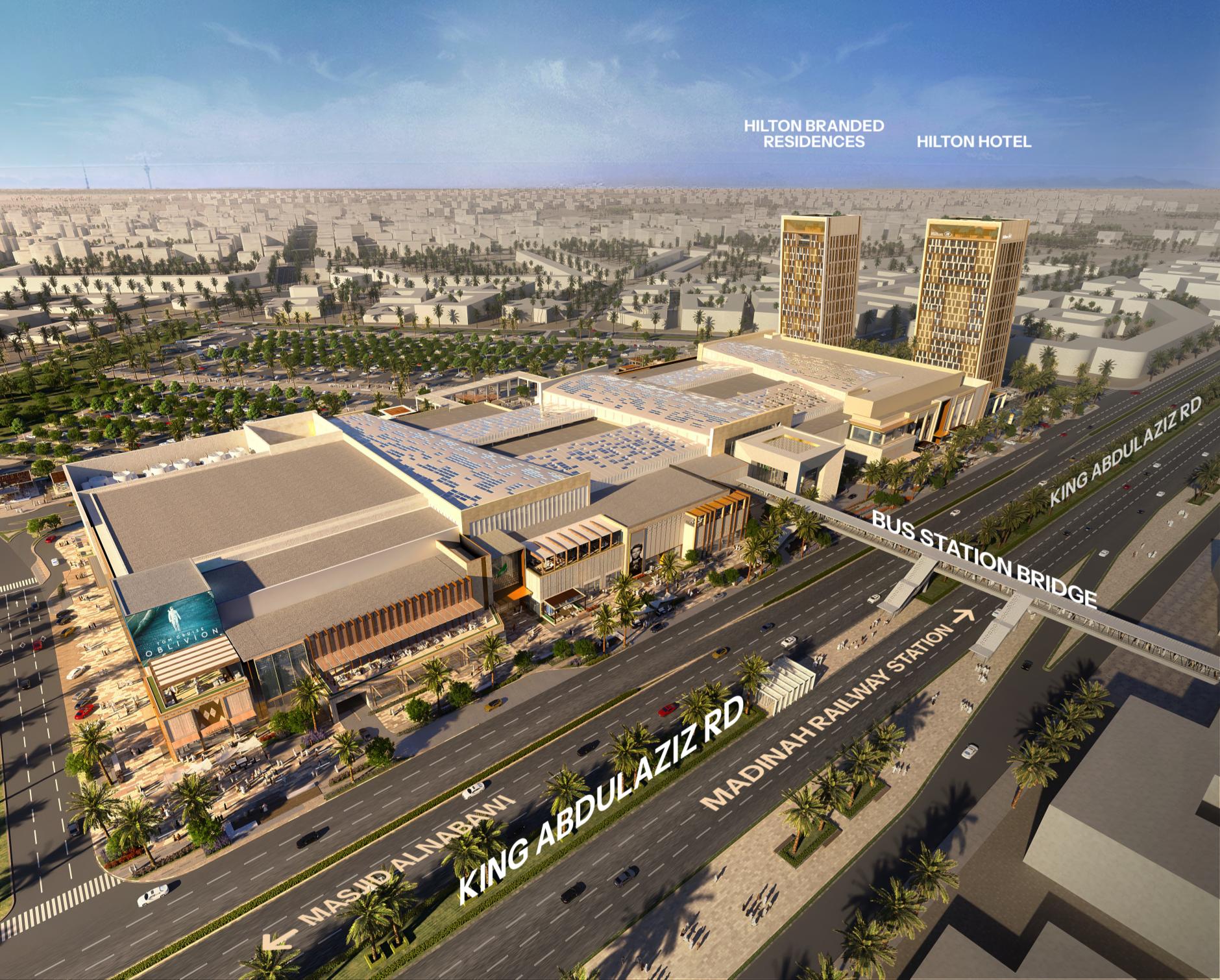 Multaqa Almadinah, Hilton Branded Residences and Hilton Hotel on King Abdul Aziz Road, Al-Madinah