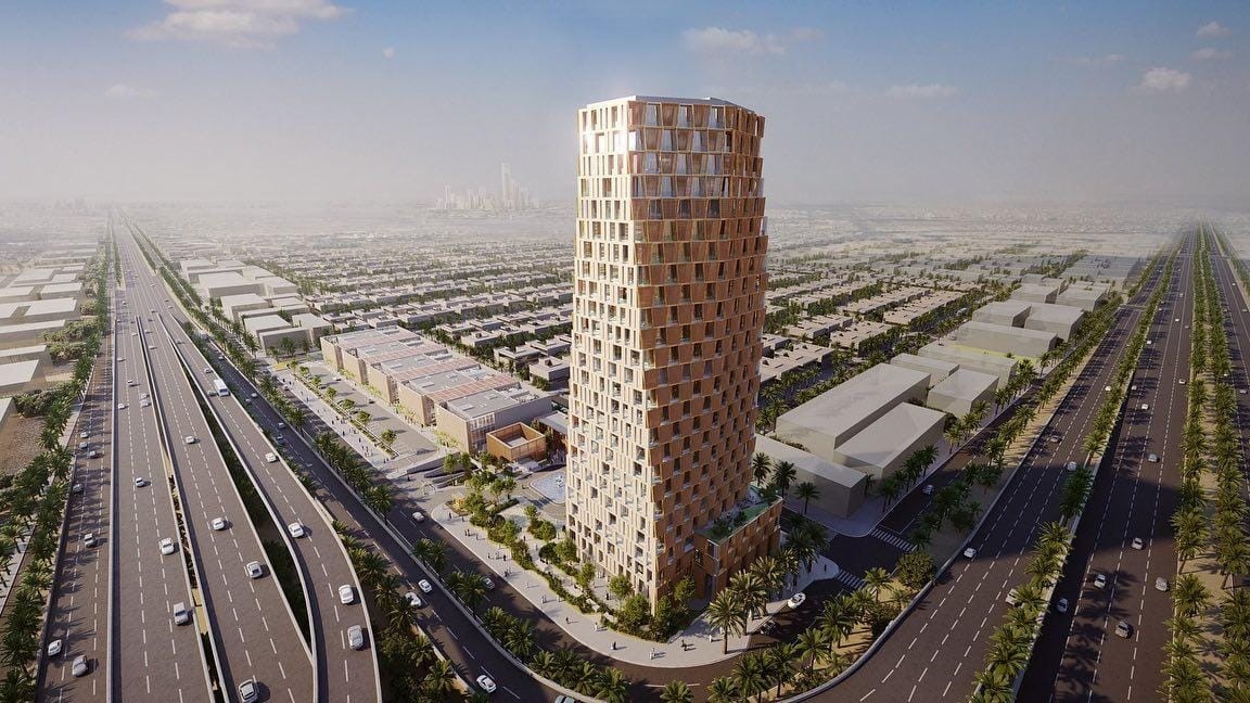 Riyadh skyline near the King Abdullah Financial District